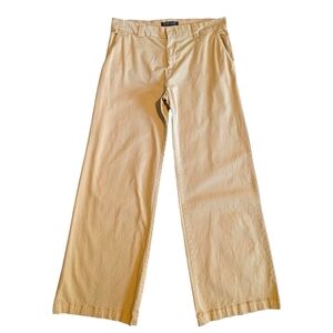 Sanctuary Standard Surplus Khaki Pants | Size 33 | High-Rise Straight Wide Leg
